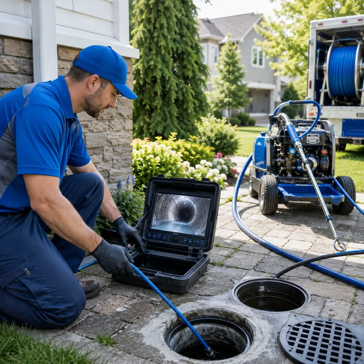 Outdoor drain cleaning professionals serving North Branch, NY
